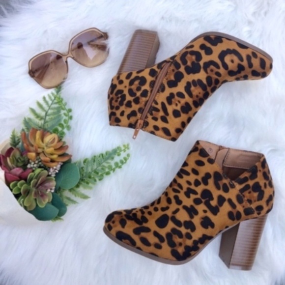LAST - SABER "Meow" leopard print Bootie - Picture 6 of 6